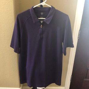 Men’s Nike 1/4 Zip Fit Dry Golf Polo (Large)